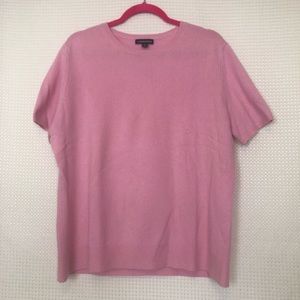 Pink Cashmere Sweater. Size 18-20